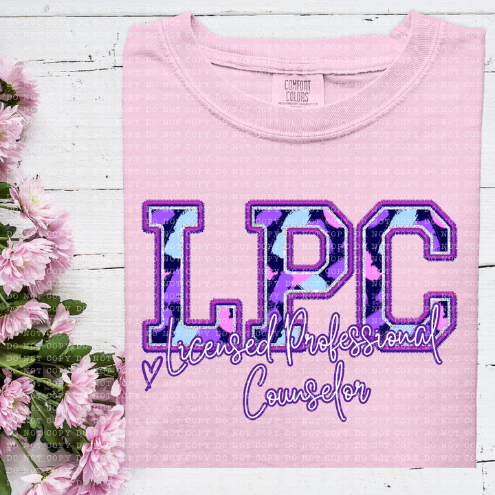 Perfectly Purple Occupations DTF Print