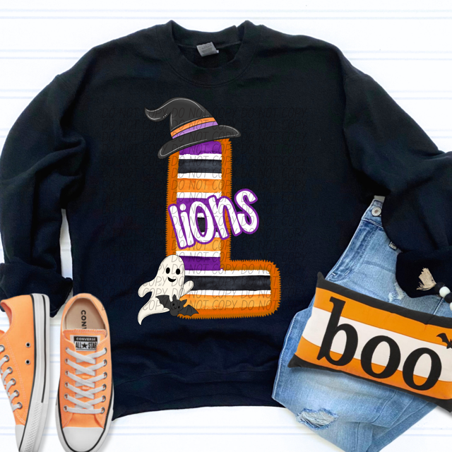 Halloween Striped Mascots DTF Print