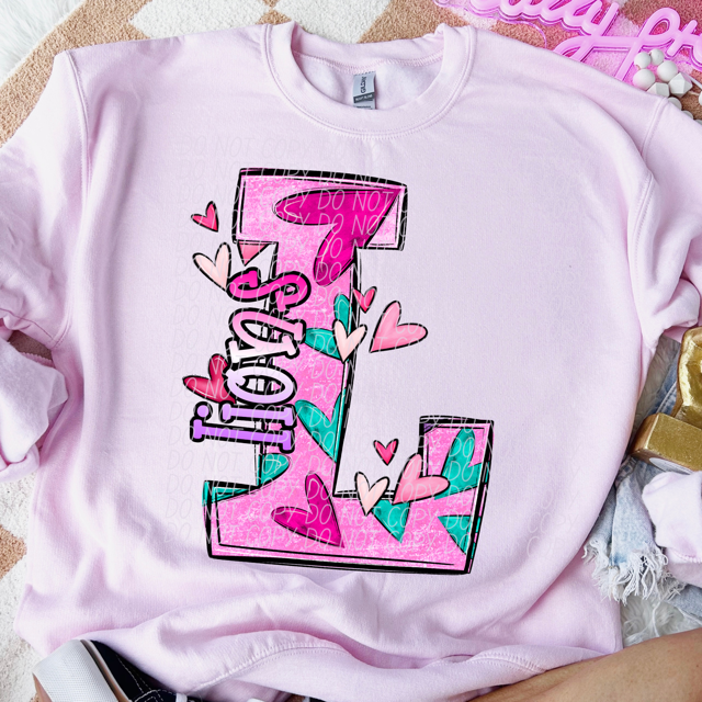 Valentine's Day Mascots DTF Print