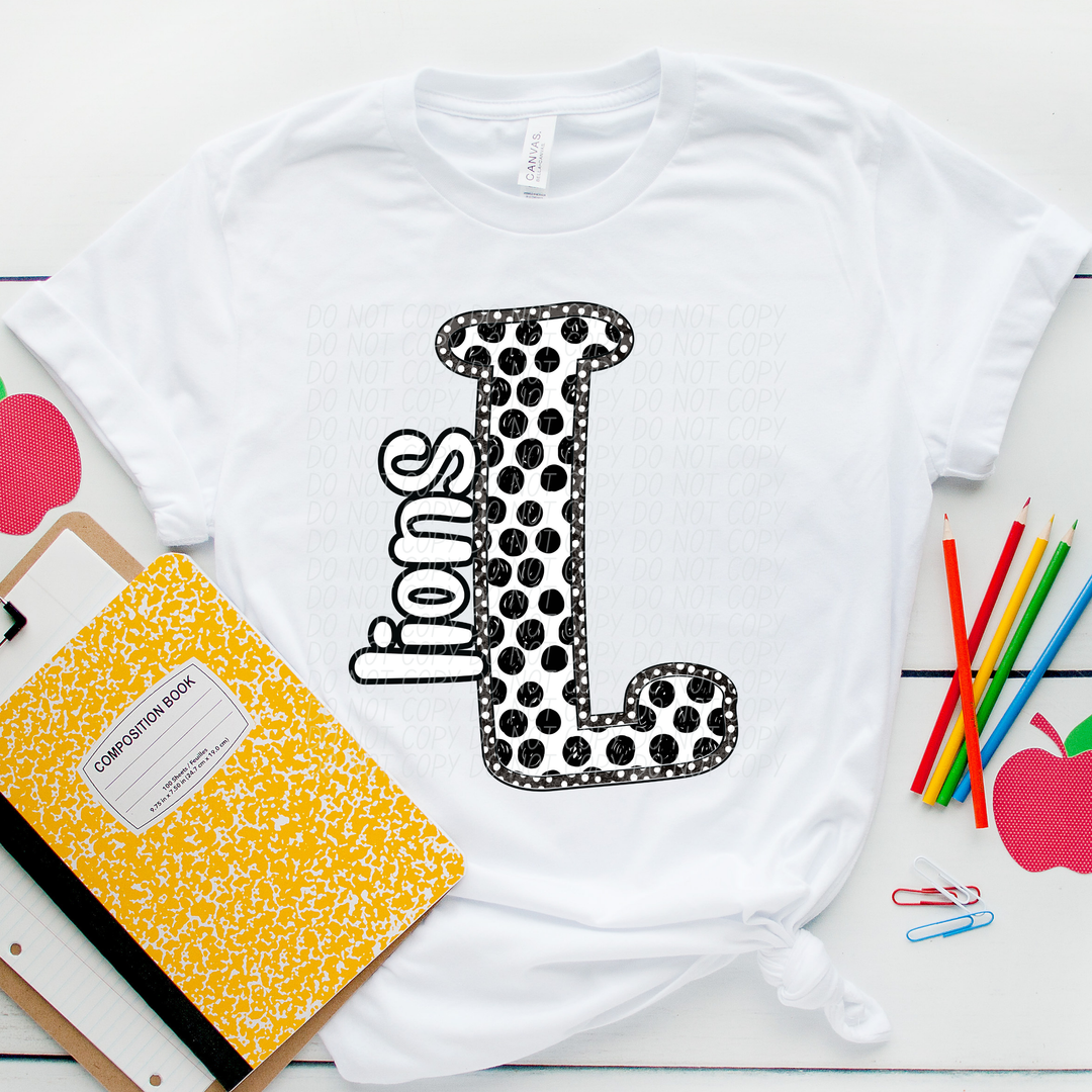 Polka Dot Mascots Youth DTF Print