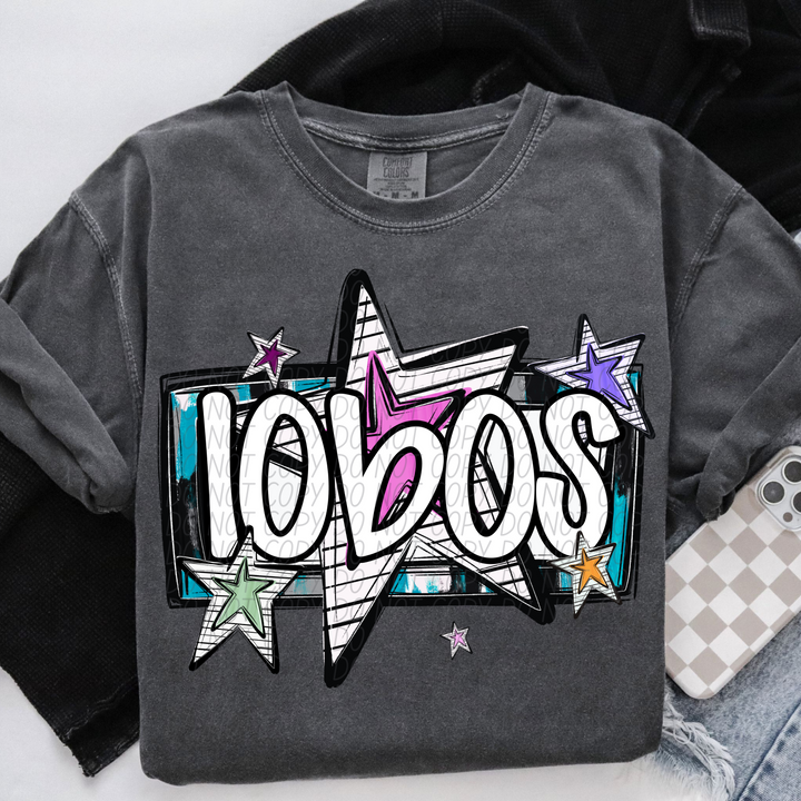 Bright Stars Mascots Youth DTF Print