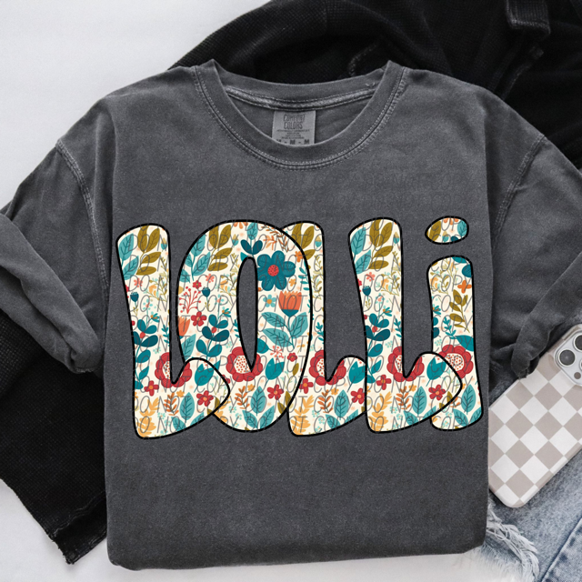 Fall Boho Names and Titles DTF Print