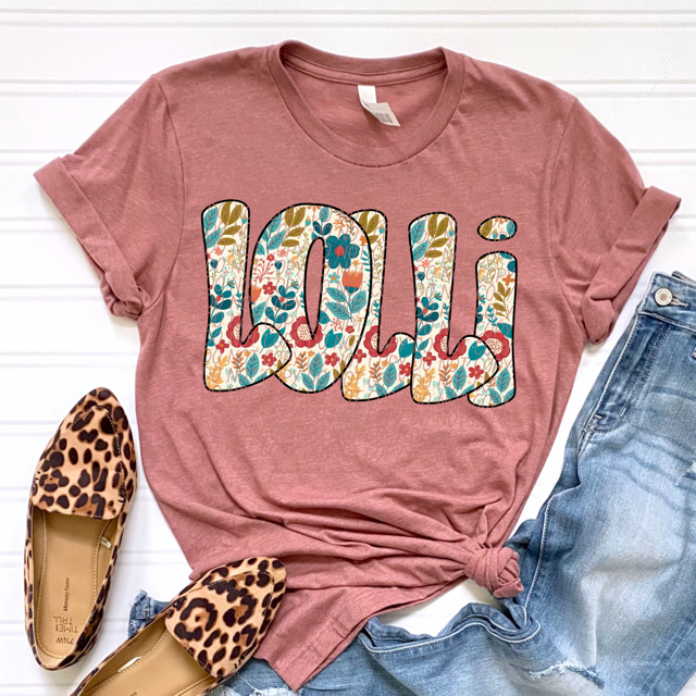Fall Boho Names and Titles DTF Print