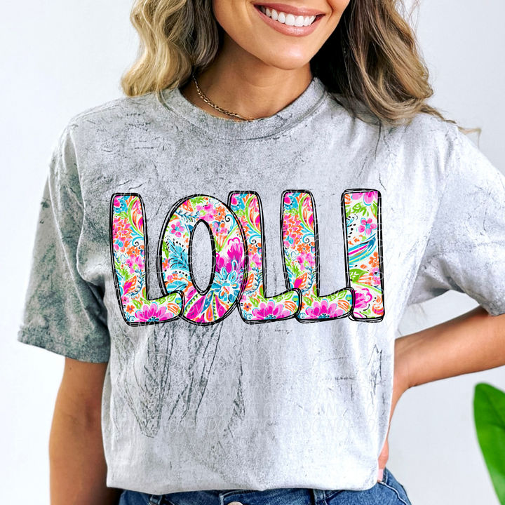 Paisley Names DTF Print