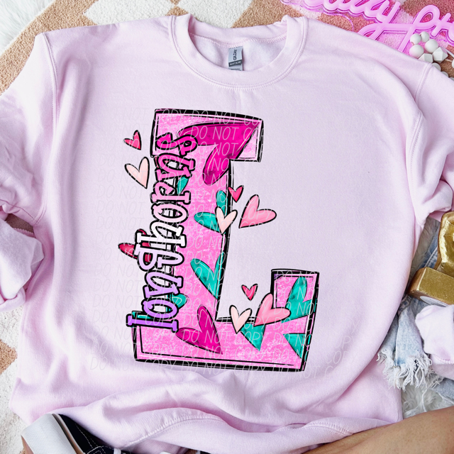 Valentine's Day Mascots DTF Print