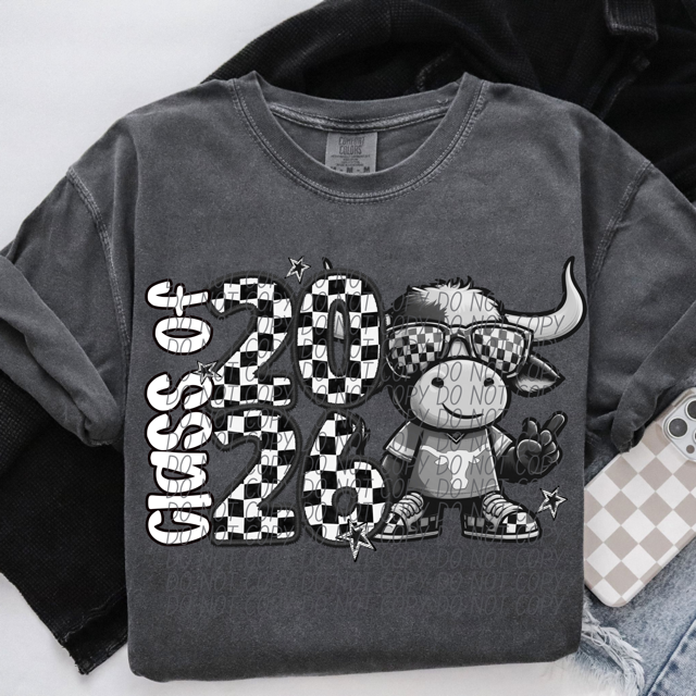 Class of 2026 Checked Mascots DTF Print