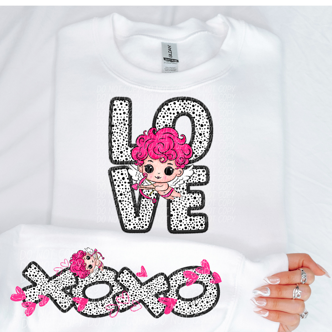 Cupid Love Dots DTF Print