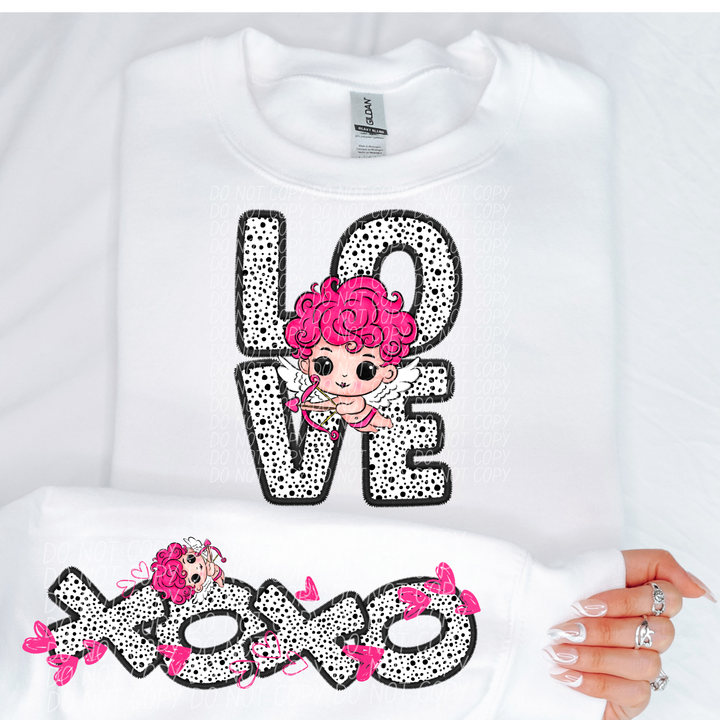 Cupid Love Dots DTF Print