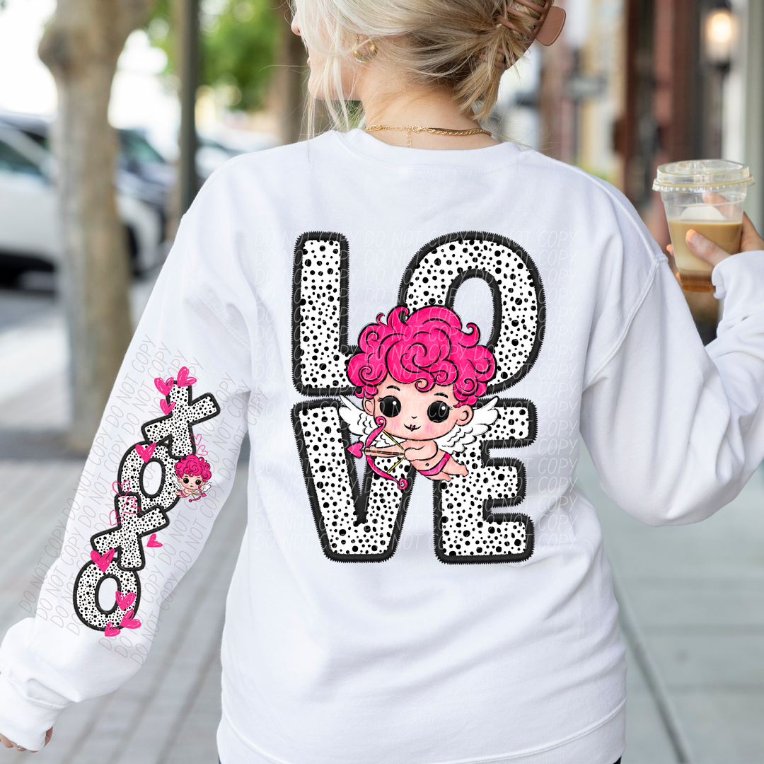 Cupid Love Dots DTF Print