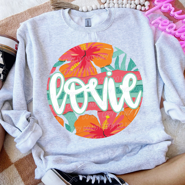 Tropical Mother's Day Titles DTF Print