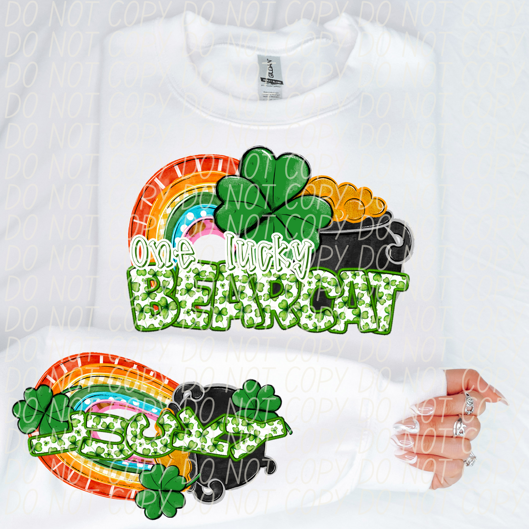 St Patrick's Day One Lucky Mascot Collection Listing 2 DTF Print