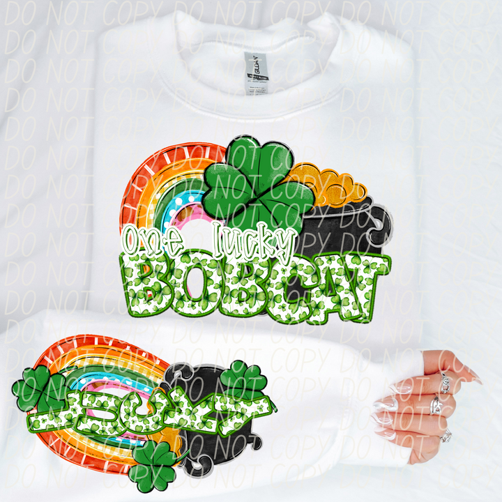 St Patrick's Day One Lucky Mascot Collection Listing 2 DTF Print