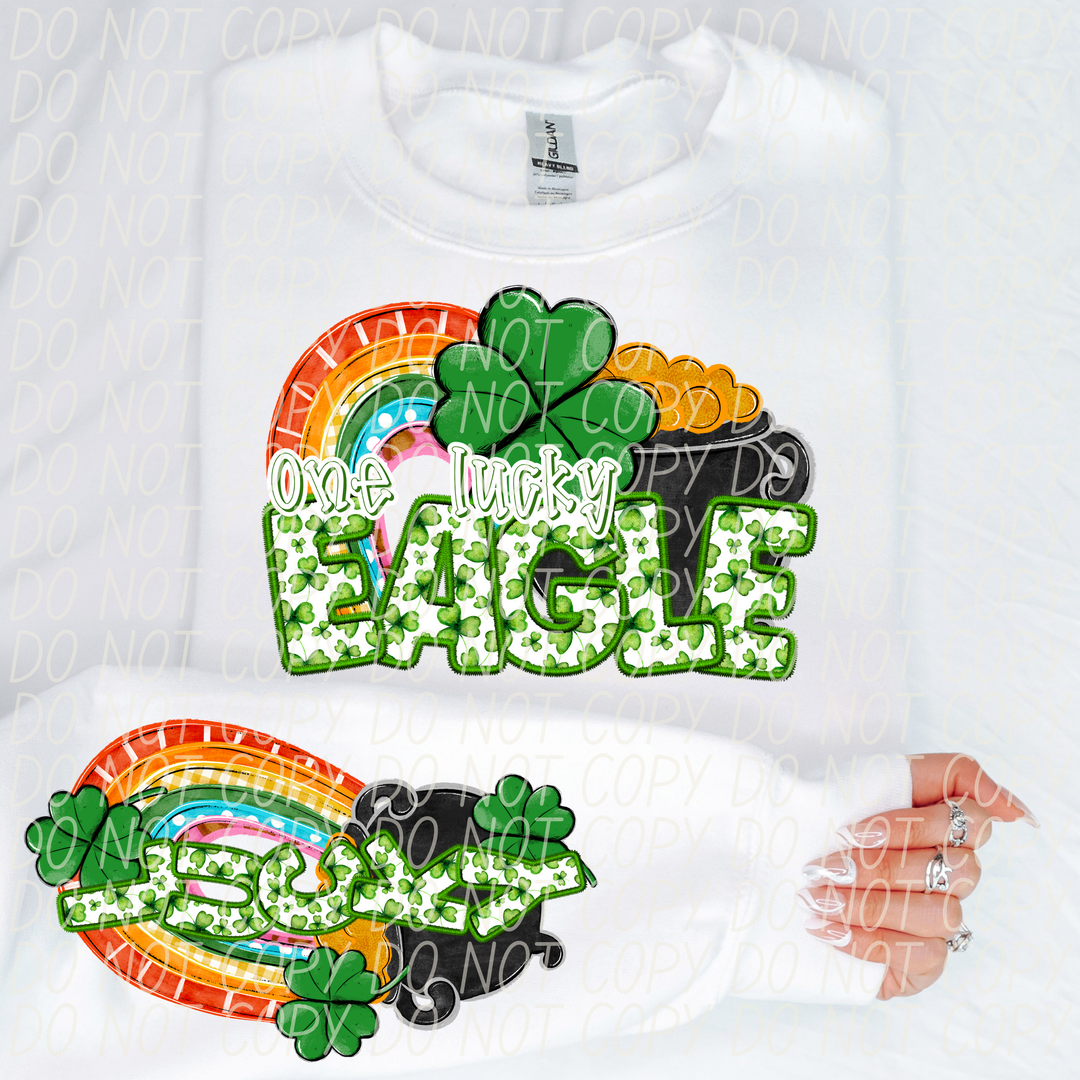 St Patrick's Day One Lucky Mascot Collection Listing 2 DTF Print