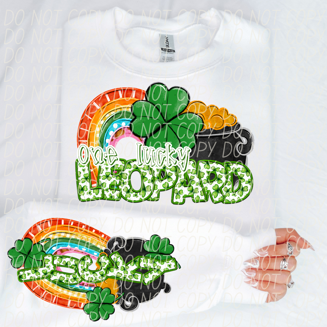 St Patrick's Day One Lucky Mascot Collection Listing 2 DTF Print