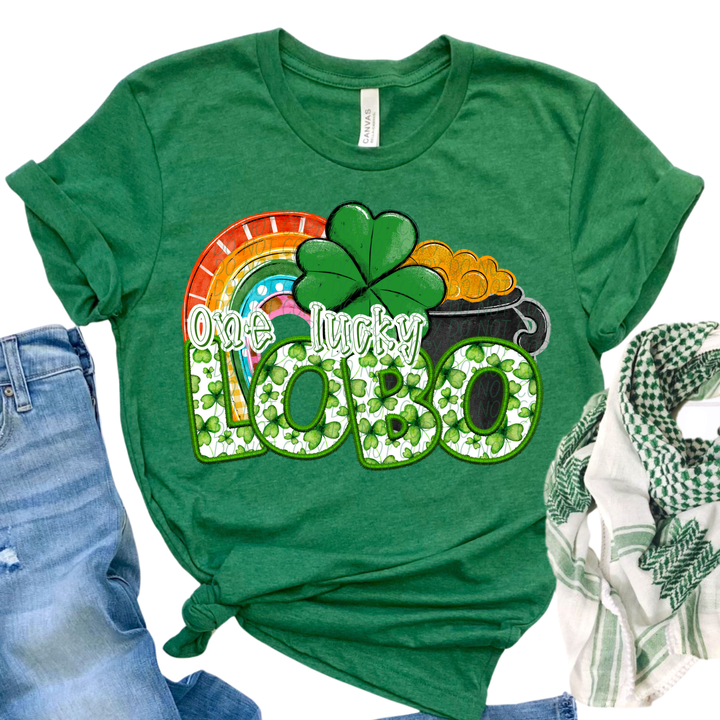 St Patrick's Day One Lucky Mascot Collection Listing 2 DTF Print