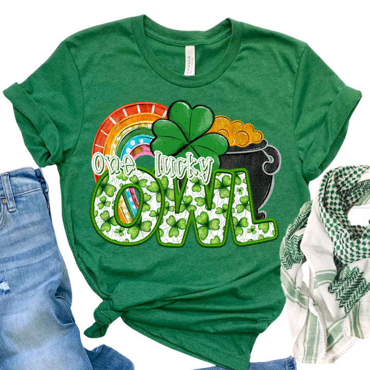 St Patrick's Day One Lucky Mascot Collection Listing 2 DTF Print