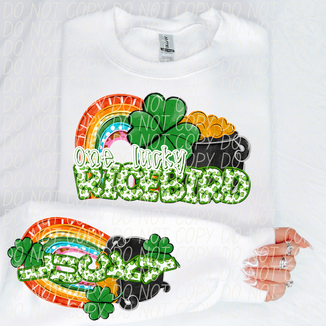 St Patrick's Day One Lucky Mascot Collection Listing 2 DTF Print