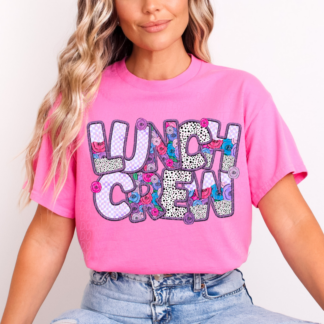 Pretty In Purple School Careers DTF Print