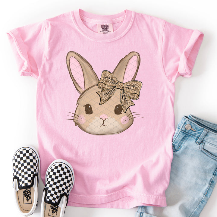 Leopard Bow Bunny DTF Print