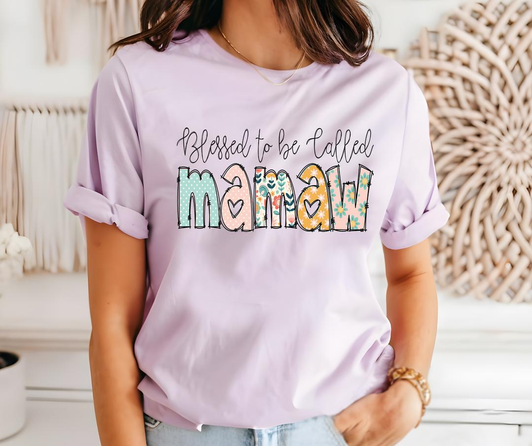 Blessed to be Called Mamaw DTF Print