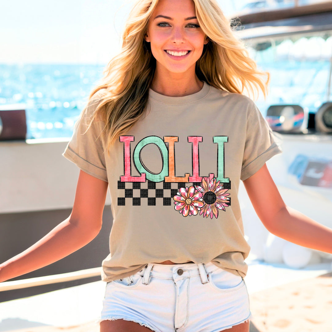 Spring Names DTF Print