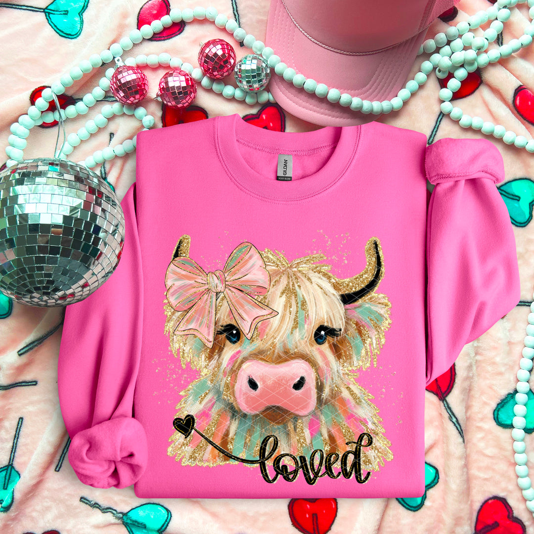 Loved Highland DTF Print