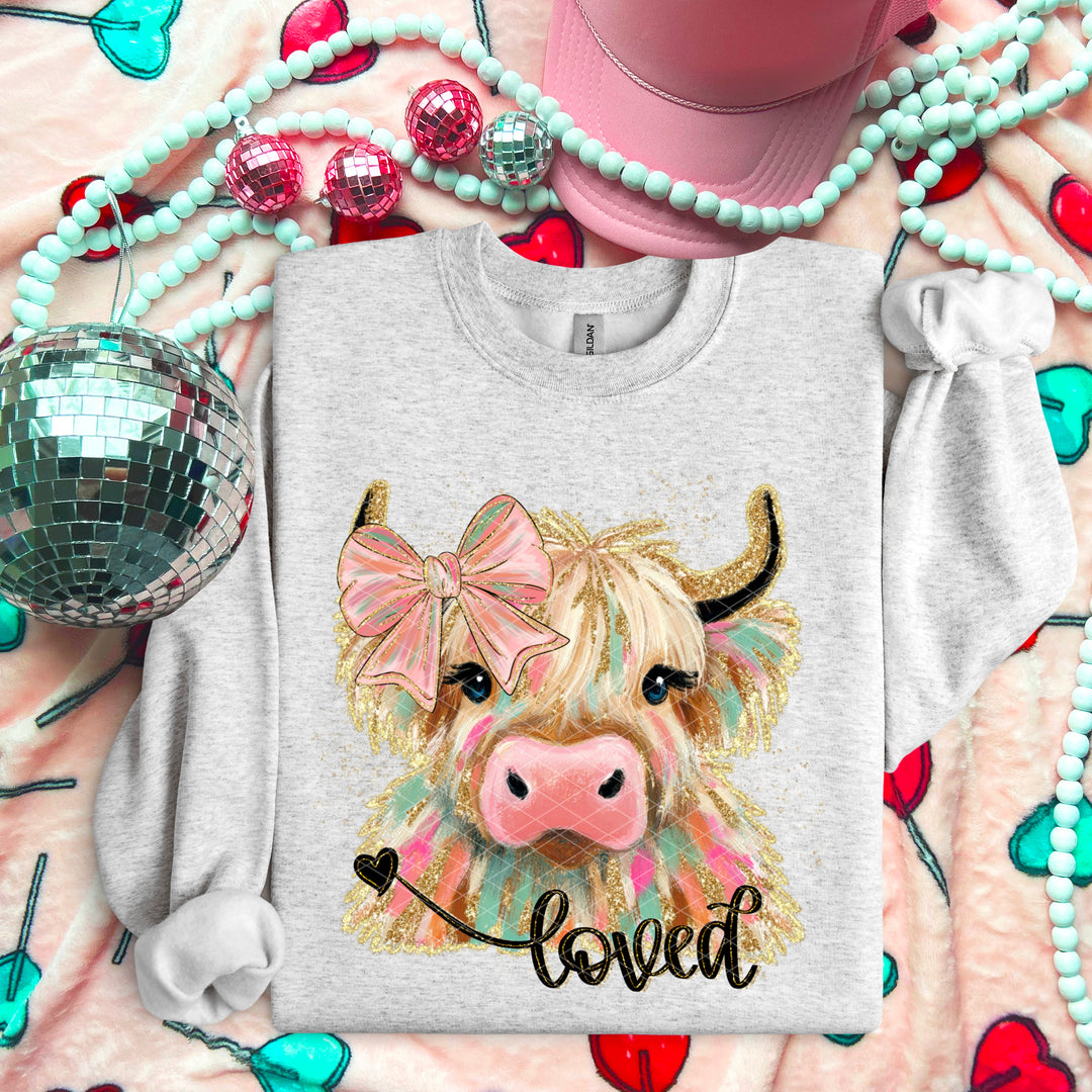 Loved Highland DTF Print