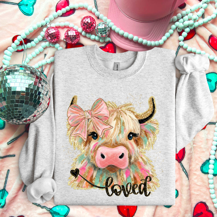 Loved Highland DTF Print