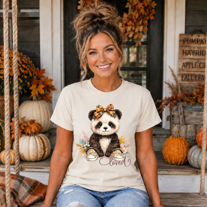 Loved Panda DTF Print