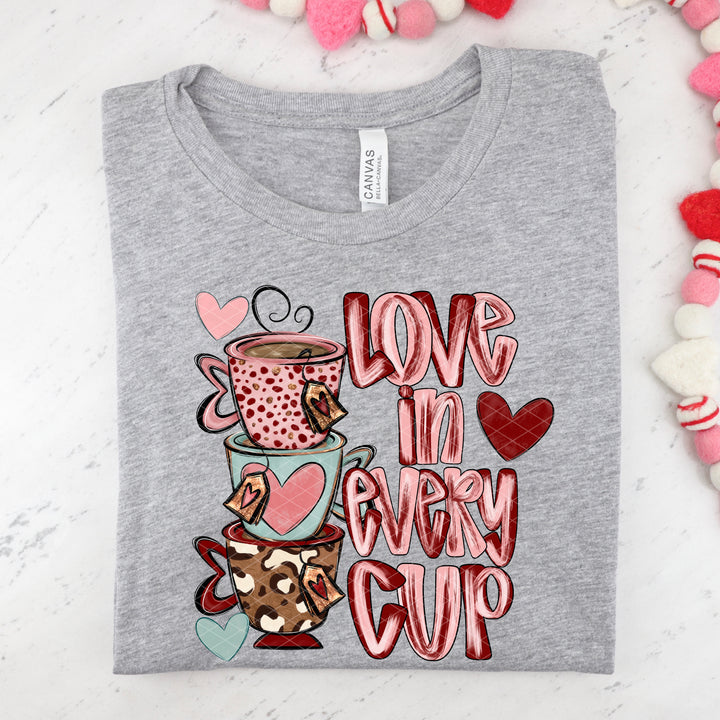Love In Every Cup DTF Print
