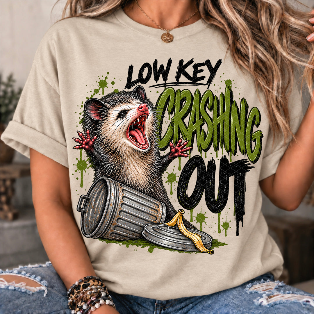 Lowkey Crashing Out DTF Print