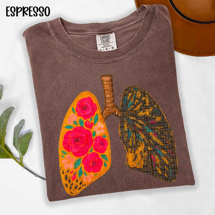 Lungs DTF Print