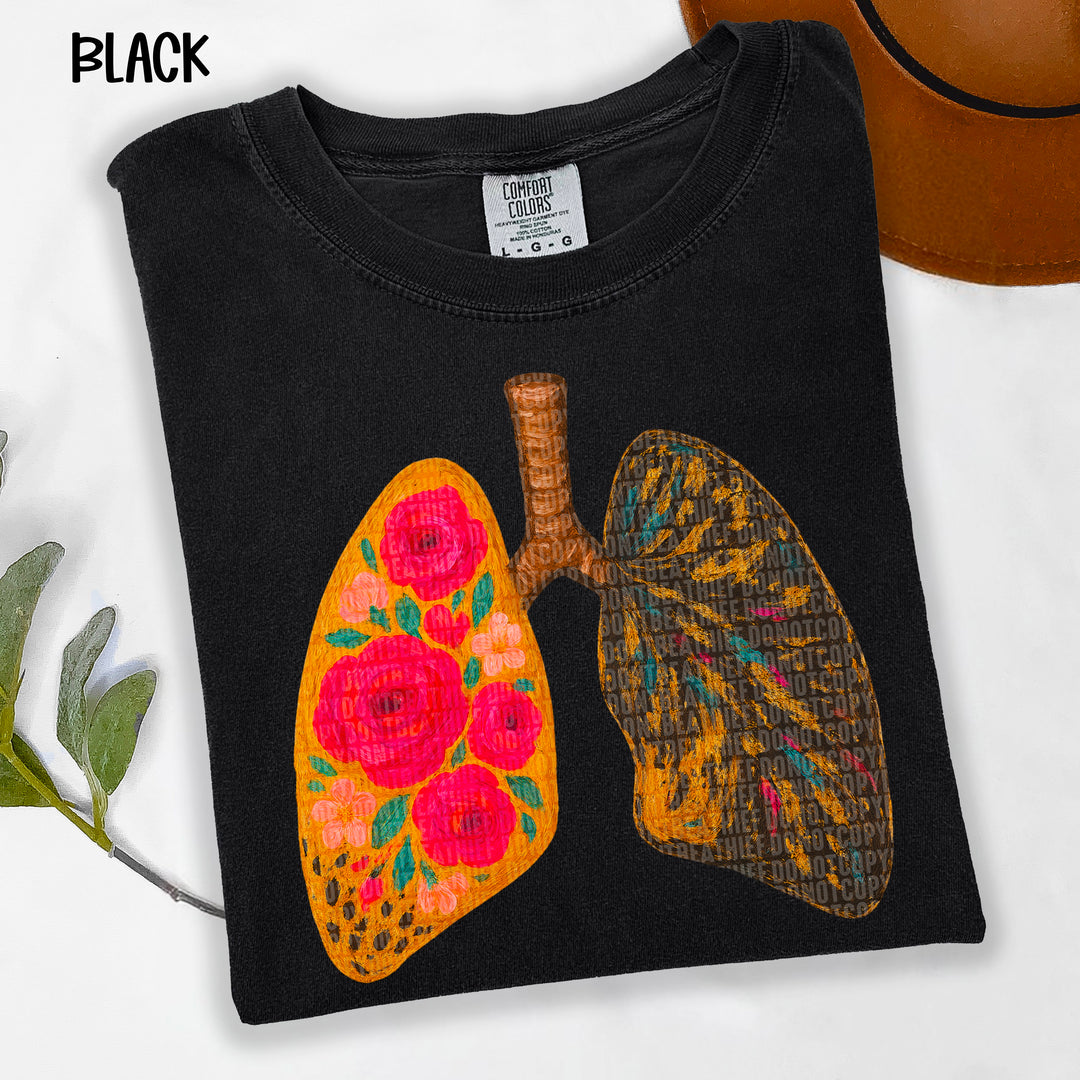 Lungs DTF Print