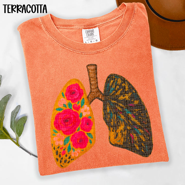 Lungs DTF Print