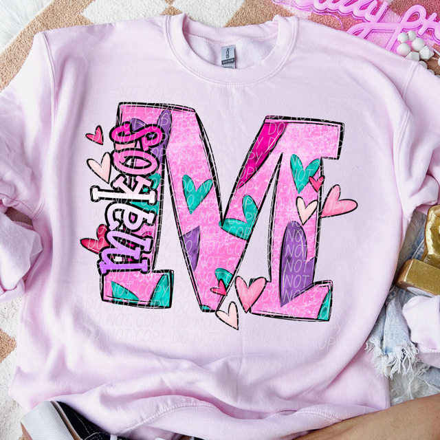 Valentine's Day Mascots DTF Print