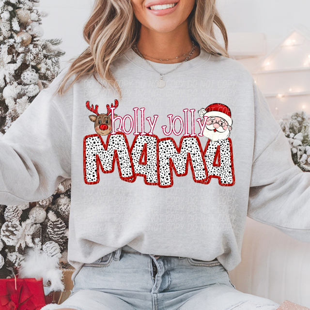 Holly Jolly Names DTF Print