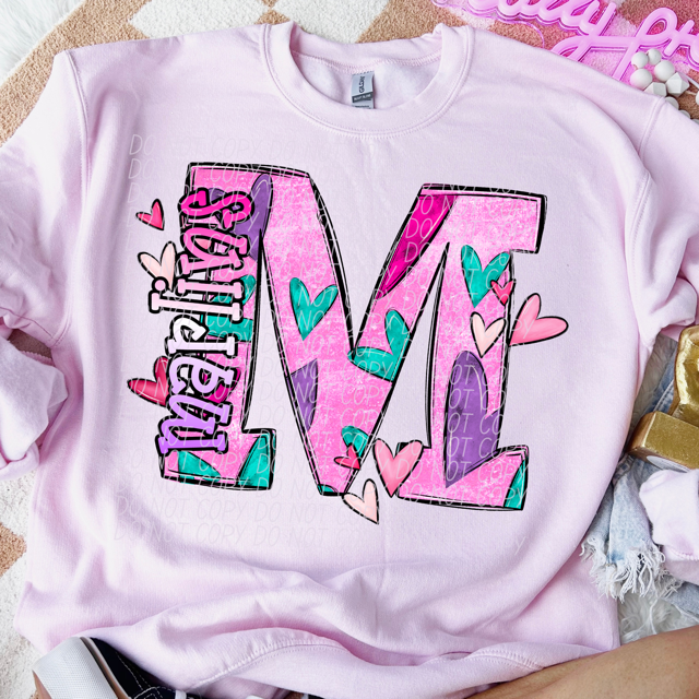 Valentine's Day Mascots DTF Print