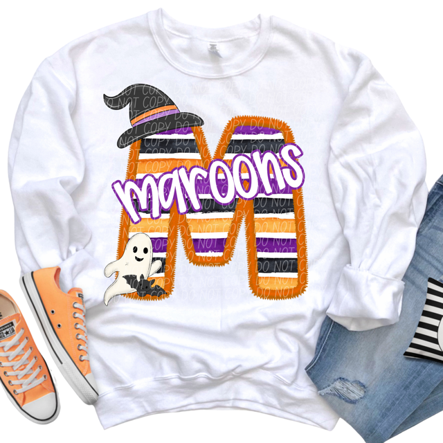 Halloween Striped Mascots DTF Print