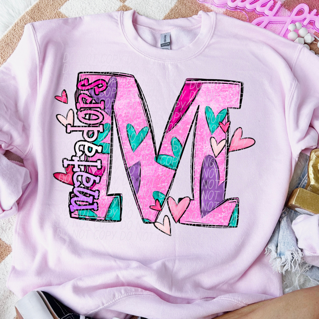 Valentine's Day Mascots DTF Print