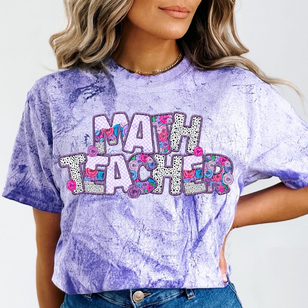 Pretty In Purple School Careers DTF Print