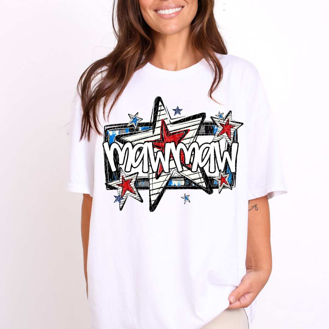 Patriotic Family Names DTF Print