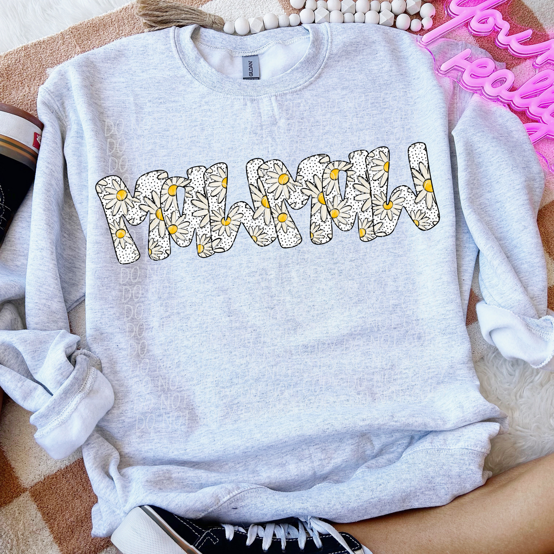 Daisy Dot Names DTF Print