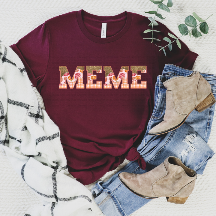 Pumpkin Names DTF Print