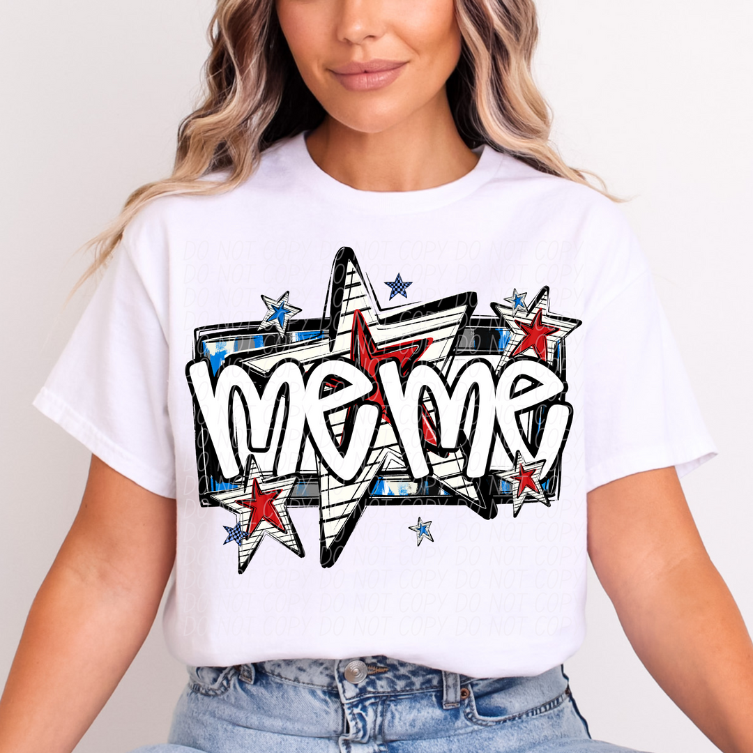 Patriotic Family Names DTF Print