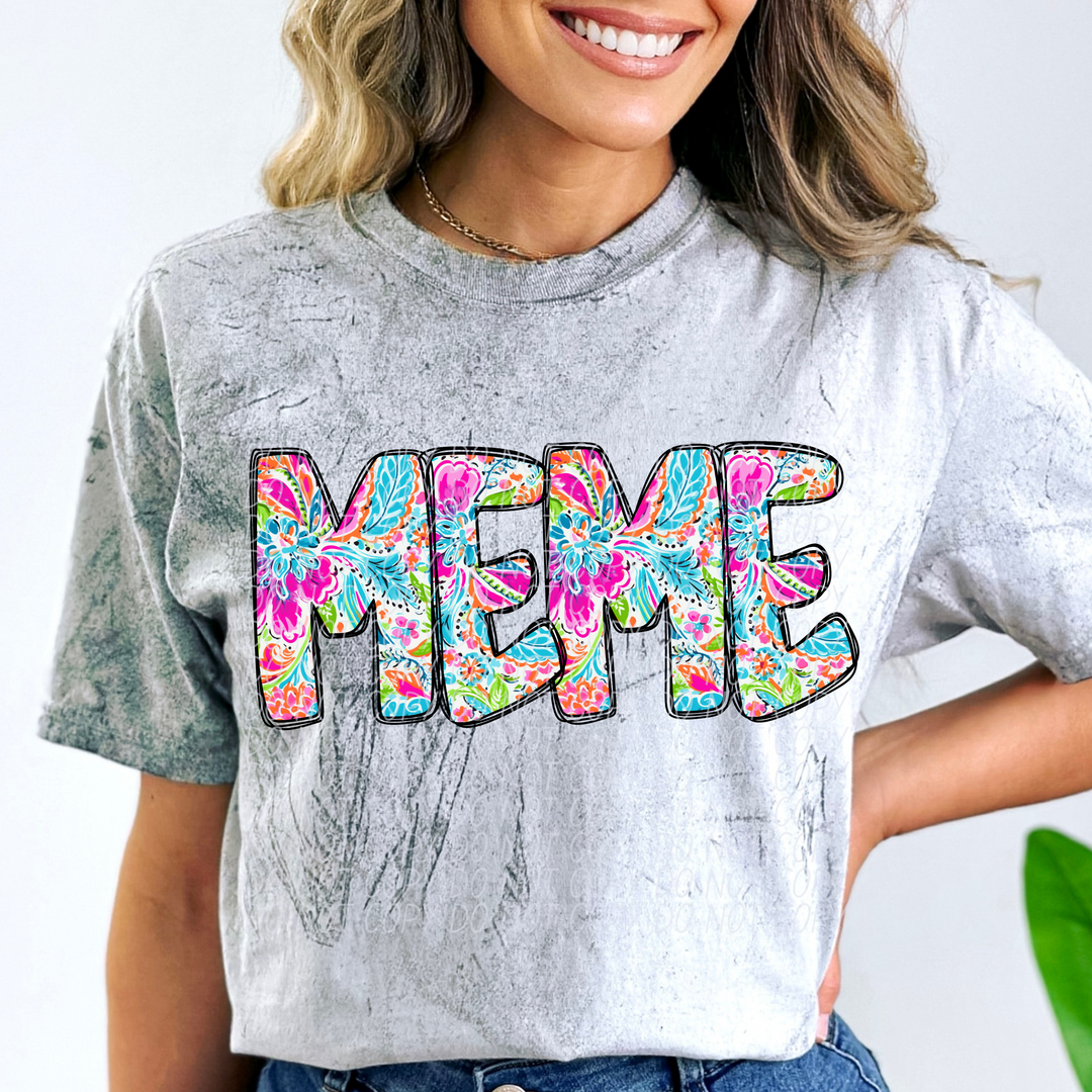 Paisley Names DTF Print