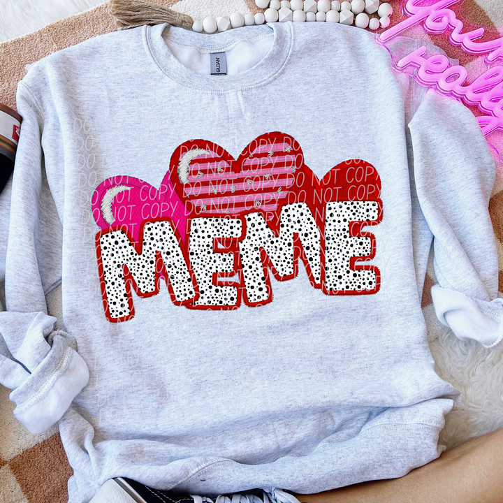 Valentine Names DTF Print