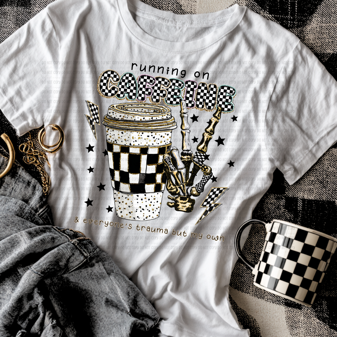 Running on Caffiene and DTF Print