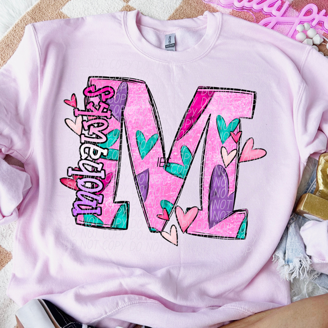 Valentine's Day Mascots DTF Print