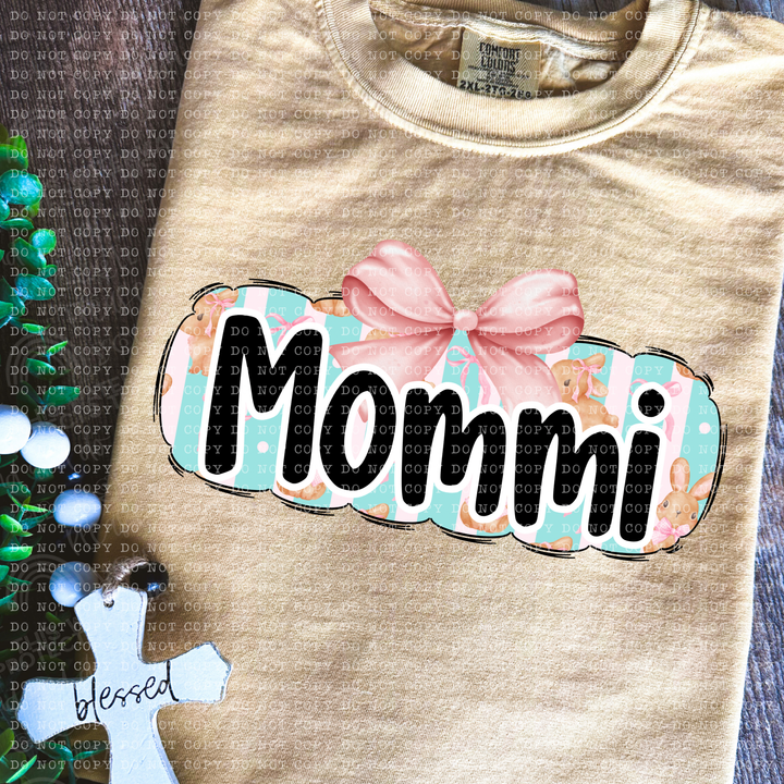 Coquette Bunny Names DTF Print