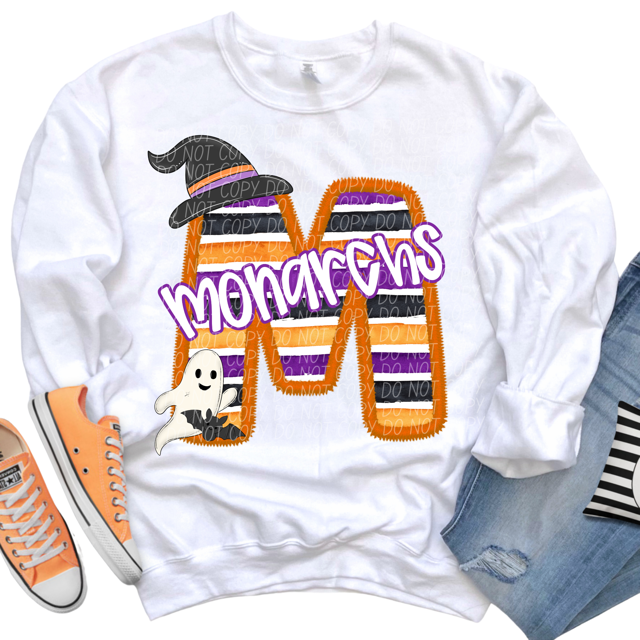 Halloween Striped Mascots DTF Print